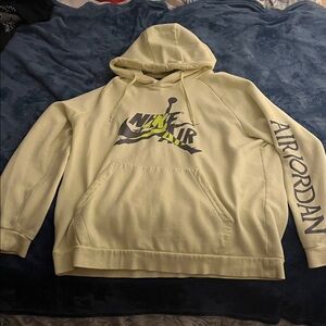 Nike Air Jordan sick lime green yellow hoodie authentic